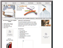 Tablet Screenshot of lasdrycleaners.com